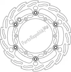 Ici, vous pouvez commander le disque 112256, disque alu flottant flamme 260 auprès de Moto Master , avec le numéro de pièce 6215112256: