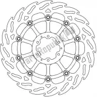 6206113182, Moto Master, Schijf 113182, flame float alu disc 310    , Nieuw