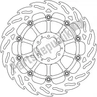 6206113183, Moto Master, Schijf 113183, flame float alu disc 310    , Nieuw