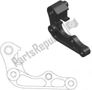 MOTO MASTER 6284211067 pieza de repuesto 211067, soporte del adaptador de la pinza - Lado inferior