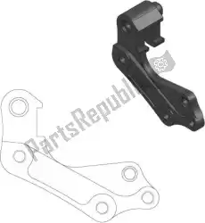Here you can order the spare part 211073, caliper adapter bracket from Moto Master, with part number 6284211073: