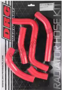 DRC D4701463 radiator hose, red - Bottom side