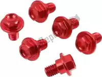 ZE889302, Zeta, Fork guard bolts, red    , New