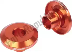 ZETA ZE932503 fast rear wheel spacers, orange - Bottom side