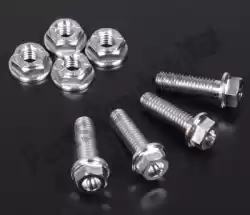 Here you can order the flange bolt, 6mm 6x20 & nut from Zeta, with part number ZT315614N: