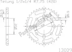 Here you can order the sprocket from Esjot, with part number 501300941: