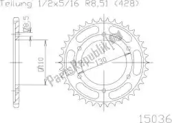 Here you can order the sprocket from Esjot, with part number 501503646: