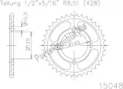 Here you can order the sprocket from Esjot, with part number 501504856: