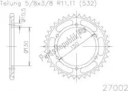 Here you can order the sprocket from Esjot, with part number 502700243: