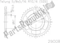 Here you can order the sprocket from Esjot, with part number 502900847: