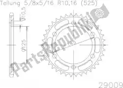 Here you can order the sprocket from Esjot, with part number 502900943: