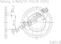 502901638, Esjot, Ktw aço traseiro 38t, 525    , Novo