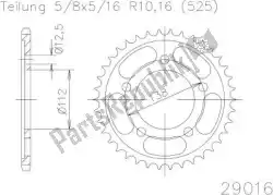 Here you can order the sprocket from Esjot, with part number 502901641: