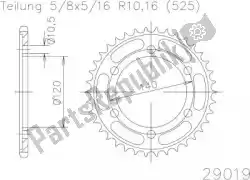 Here you can order the sprocket from Esjot, with part number 502901938: