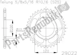 Aqui você pode pedir o roda dentada em Esjot , com o número da peça 502902241: