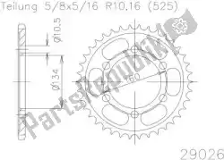 Here you can order the sprocket from Esjot, with part number 502902642: