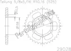 Here you can order the sprocket from Esjot, with part number 502902845: