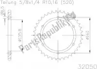 503205043, Esjot, Ktw posteriore in acciaio 43t, 520    , Nuovo