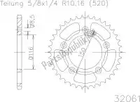 503206142, Esjot, Roda dentada    , Novo