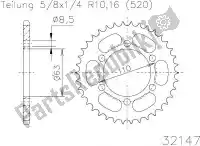 503214745, Esjot, Ktw trasero acero 45t, 520    , Nuevo