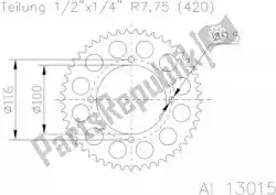 Here you can order the sprocket from Esjot, with part number 511301554: