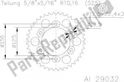 Here you can order the sprocket from Esjot, with part number 512903242: