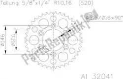 Here you can order the sprocket from Esjot, with part number 513204147: