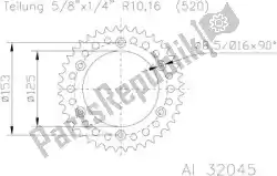 Aquí puede pedir rueda de espigas de Esjot , con el número de pieza 513204550: