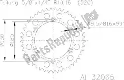 Here you can order the sprocket from Esjot, with part number 513206542: