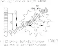 501301311, Esjot, Ktw front 11t, 420    , New