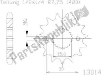 501301415, Esjot, Ktw dianteiro 15t, 420    , Novo