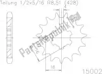 501500213, Esjot, Piñón de accionamiento    , Nuevo