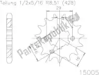 501500513, Esjot, Drive pinion    , New