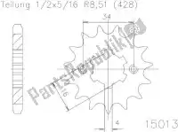 501501315, Esjot, Drive pinion    , New