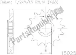Here you can order the drive pinion from Unknown, with part number 501502513: