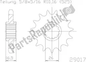 ESJOT 502901715 ktw front 15t, 525 - Bottom side
