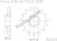 503205413, Esjot, Ktw delantero 13t, 520    , Nuevo