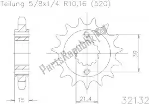 ESJOT 503213215 frente ktw 15t, 520 - Lado inferior