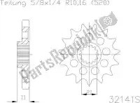 503214114S, Esjot, Ktw anteriore 14t, leggero, 520    , Nuovo