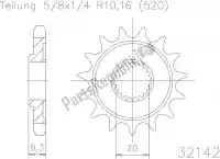 503214213S, Esjot, Ktw delantero 13t, ligero, 520    , Nuevo