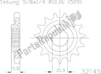 503214514, Esjot, Ktw delantero 14t, 520    , Nuevo