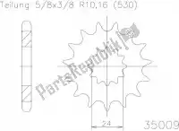 503500915, Esjot, Ktw front 15t, 530    , Nieuw