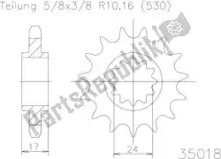 ktw front 14t, 530 van Esjot, met onderdeel nummer 503501814, bestel je hier online: