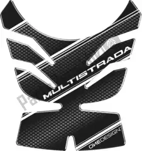 PRINT 60800136 tank pad multistrada 1200 15-16 - Upper side