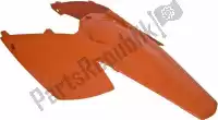 561830552, Rtech, Guarda-lamas traseiro + painéis laterais ktm laranja (oe)    , Novo