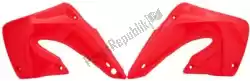 Here you can order the bs ra radiator scoops honda red (oe) from Rtech, with part number 566210160:
