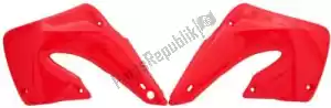 RTECH 566210160 bs ra radiator scoops honda red (oe) - Bottom side