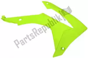 RTECH 566210252 écopes de radiateur bs ra honda jaune fluo - La partie au fond