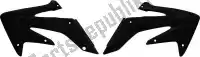 566210110, Rtech, Bs ra radiador scoops honda black    , Novo