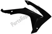 566210135, Rtech, écopes de radiateur bs ra honda noir    , Nouveau